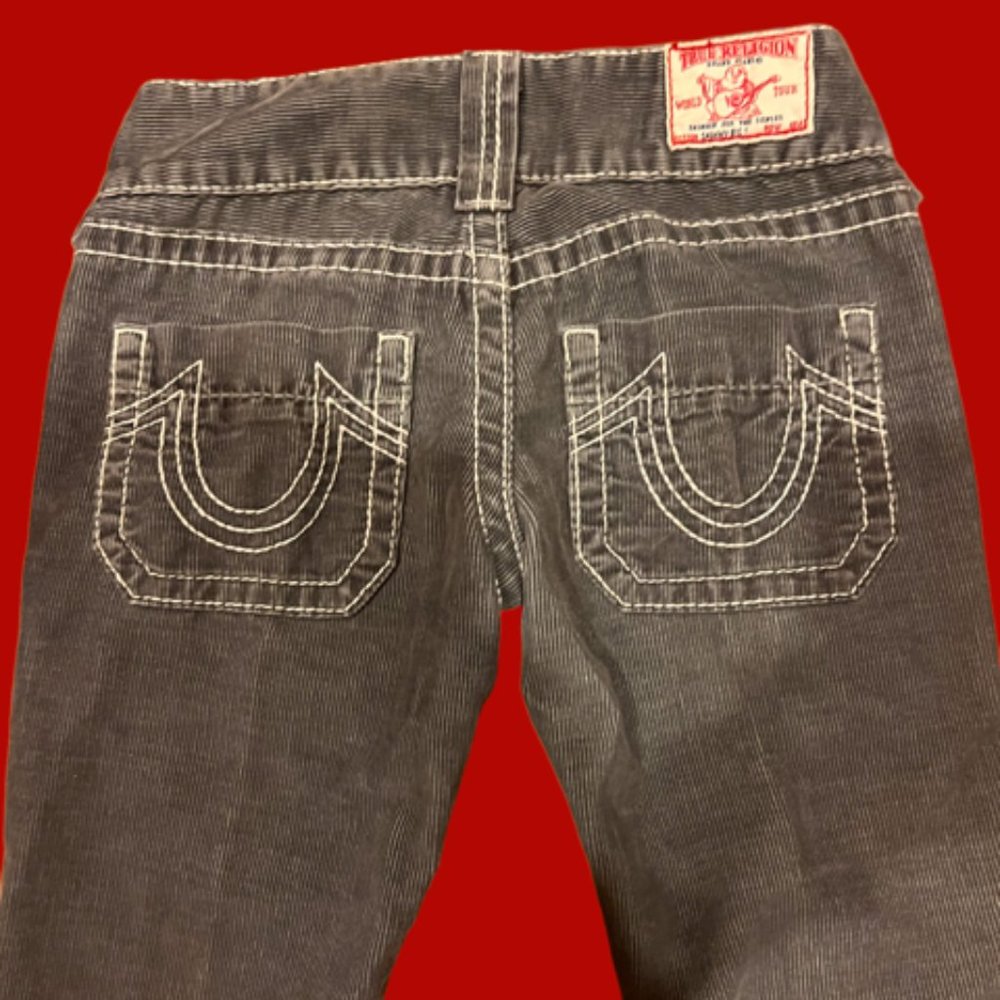 TRUE RELIGION "Sammy Big T" Corduroy Jeans - Picture 5 of 8